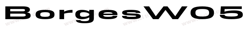 BorgesW05 SuperNegra字体转换 BorgesW05 SuperNegra字体转换